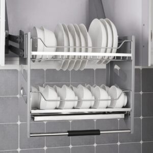 Kệ Nâng Hạ Chén Bát Inox 304 Eygoo