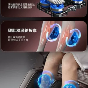 Con lăn cạo gió bấm huyệt lòng bàn chân và con lăn nhào bóp bắp chân ghế massage AUX AYA-22A-Z98