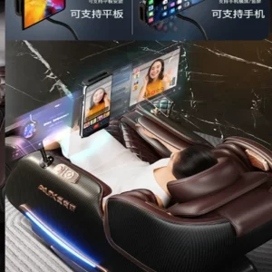 Giá đỡ máy tính bảng xoay 360 độ kèm cổng sạc USB và loa Bluetooth ghế massage AUX