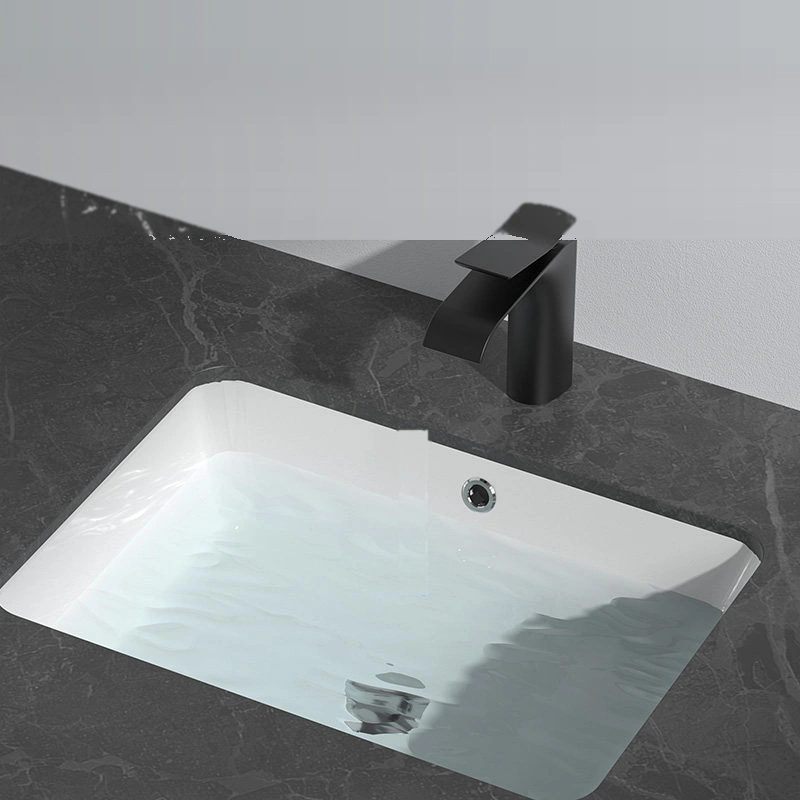 Chậu lavabo âm bàn vuông JOMOO 12237 mặt bàn đá marble
