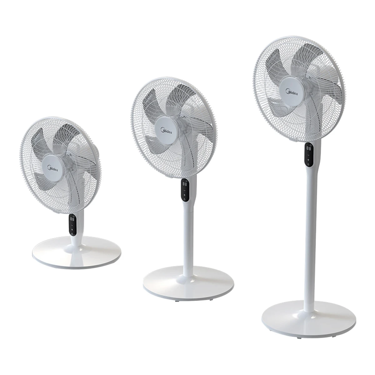 Quạt đứng Midea FS40-18AR phong cách thanh lịch trong phòng khách hiện đại