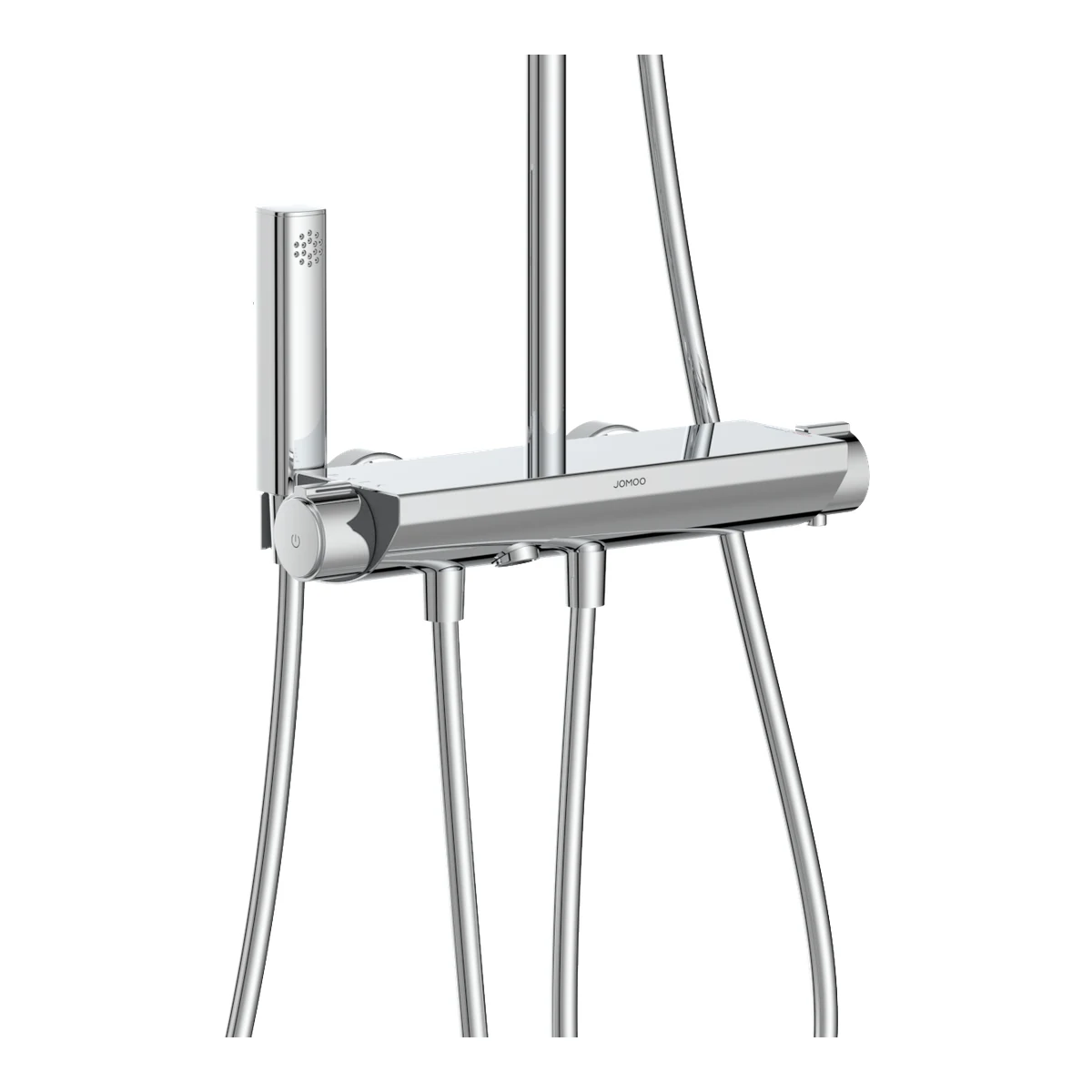 Củ sen tắm ổn định nhiệt Jomoo 26184-768 có vòi xịt áp lực cao và đầu xả xô ẩn