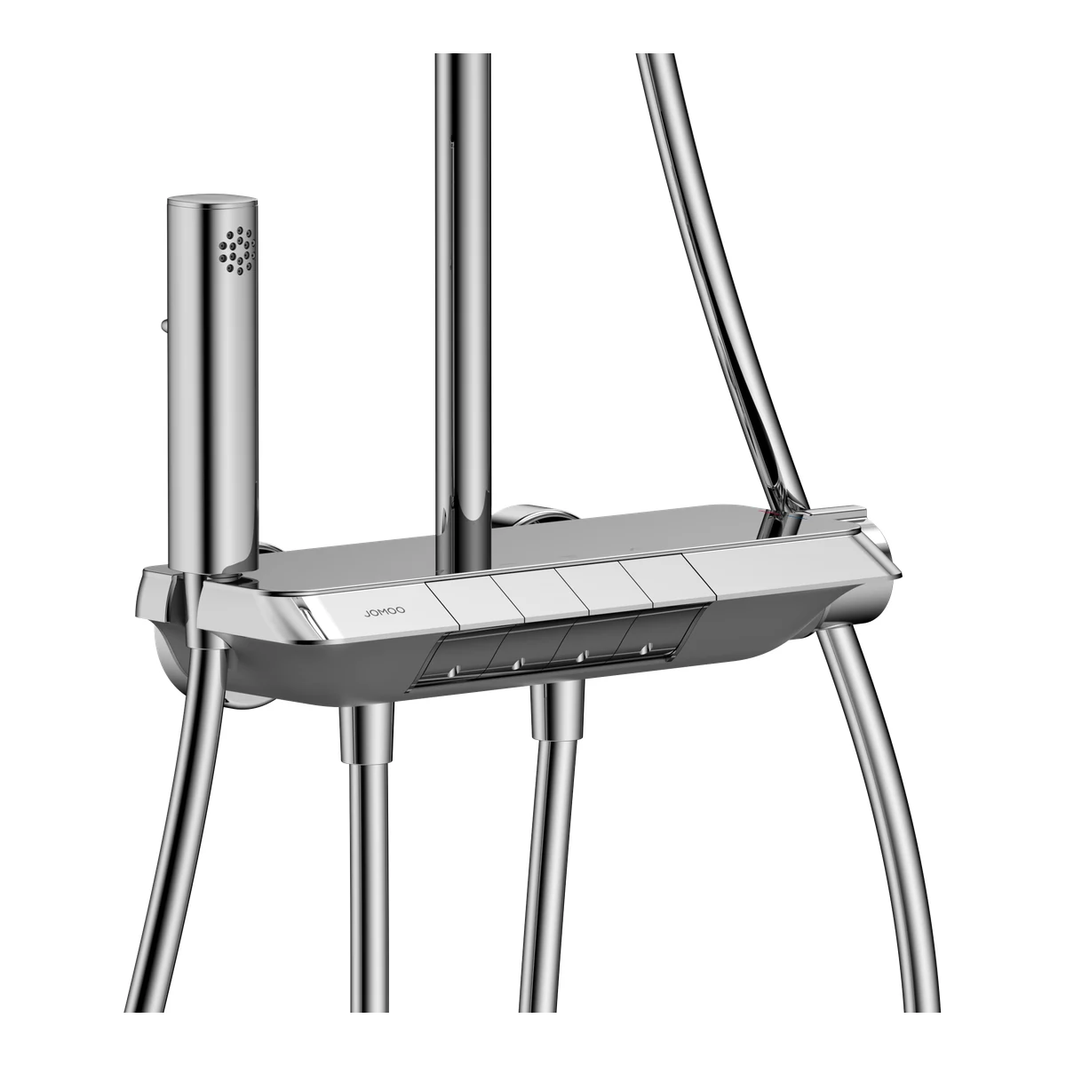 Củ sen tắm ổn định nhiệt phím đàn piano mặt kệ để đồ 300x95mm JOMOO 26201-810