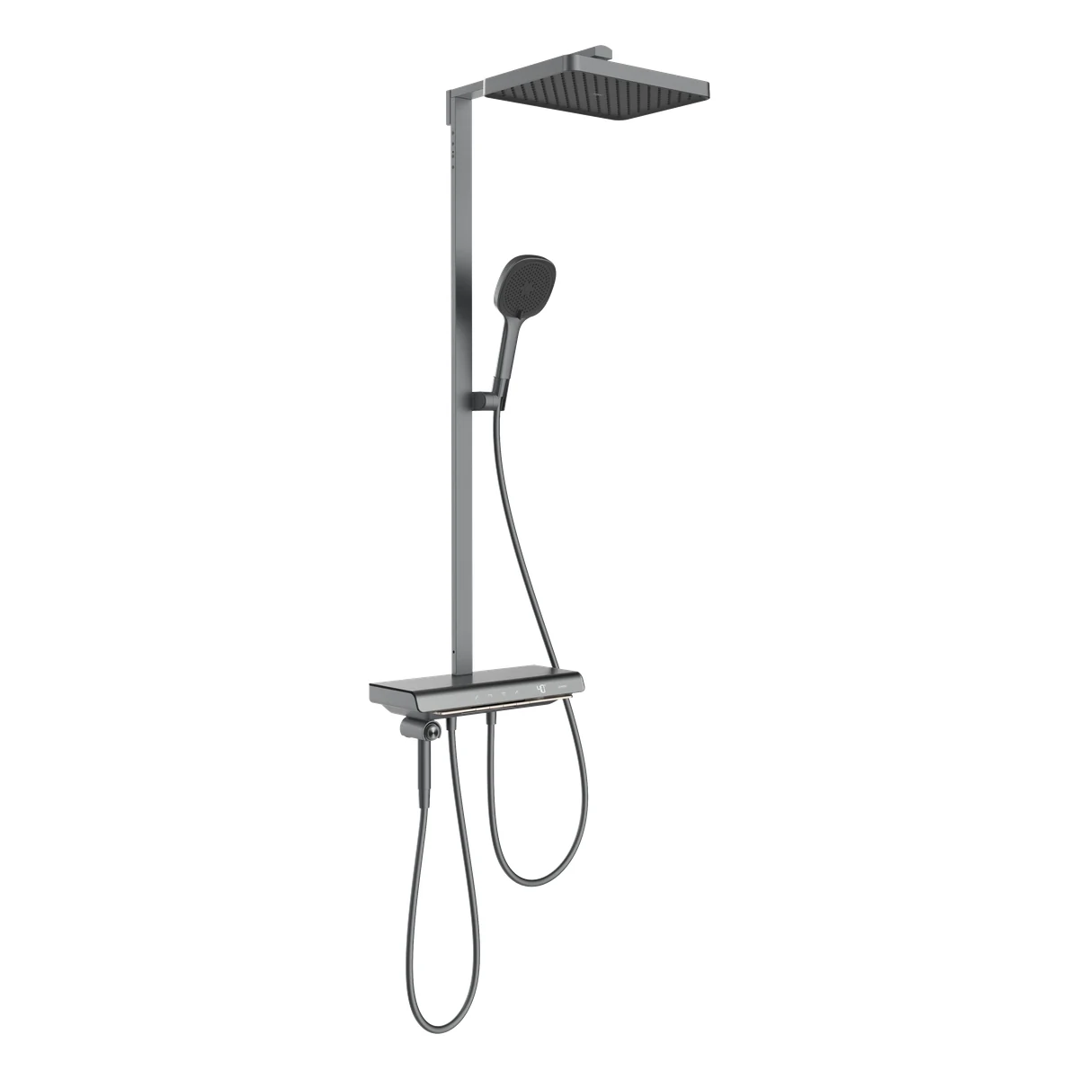 Sen cây phím đàn piano hiển thị nhiệt LED JOMOO 26213-A08 màu xám Gun Grey mặt kệ lớn