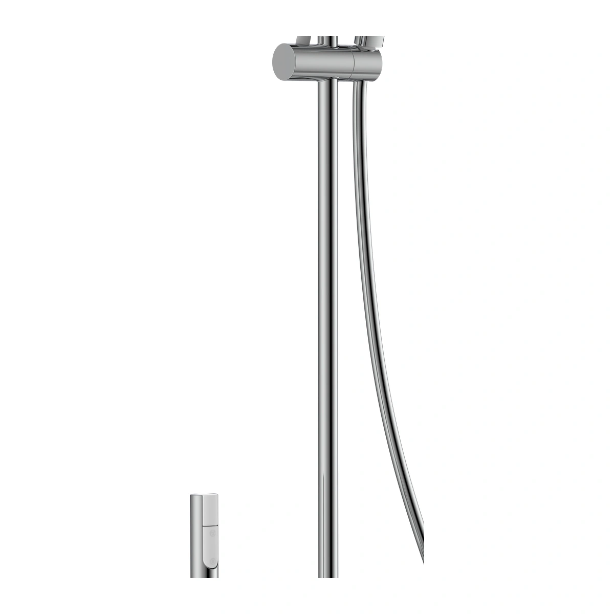 Tay sen cầm tay 5 inch 3 chế độ nút bấm 1 chạm tẩy cặn silicon lỏng JOMOO 26189-810
