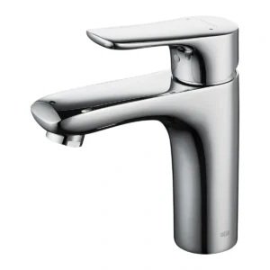 Vòi lavabo thân thấp nóng lạnh JOMOO 32150-556/1B-Z đồng silicon mạ chrome
